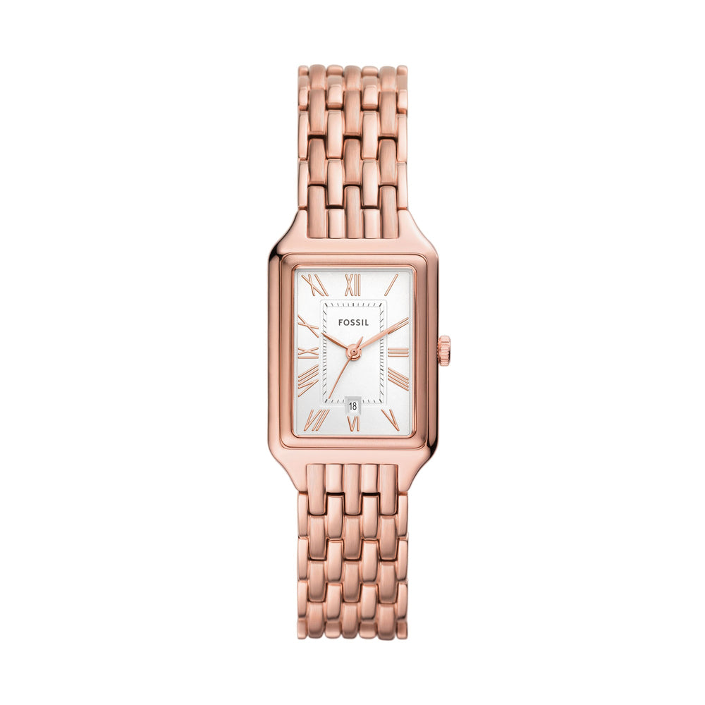 Raquel Three-Hand Date Rose Gold-Tone