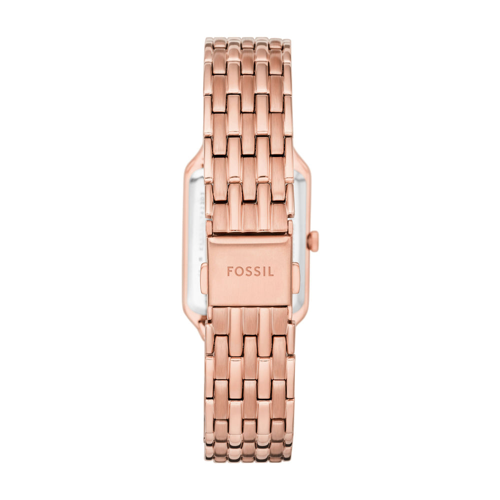 Raquel Three-Hand Date Rose Gold-Tone