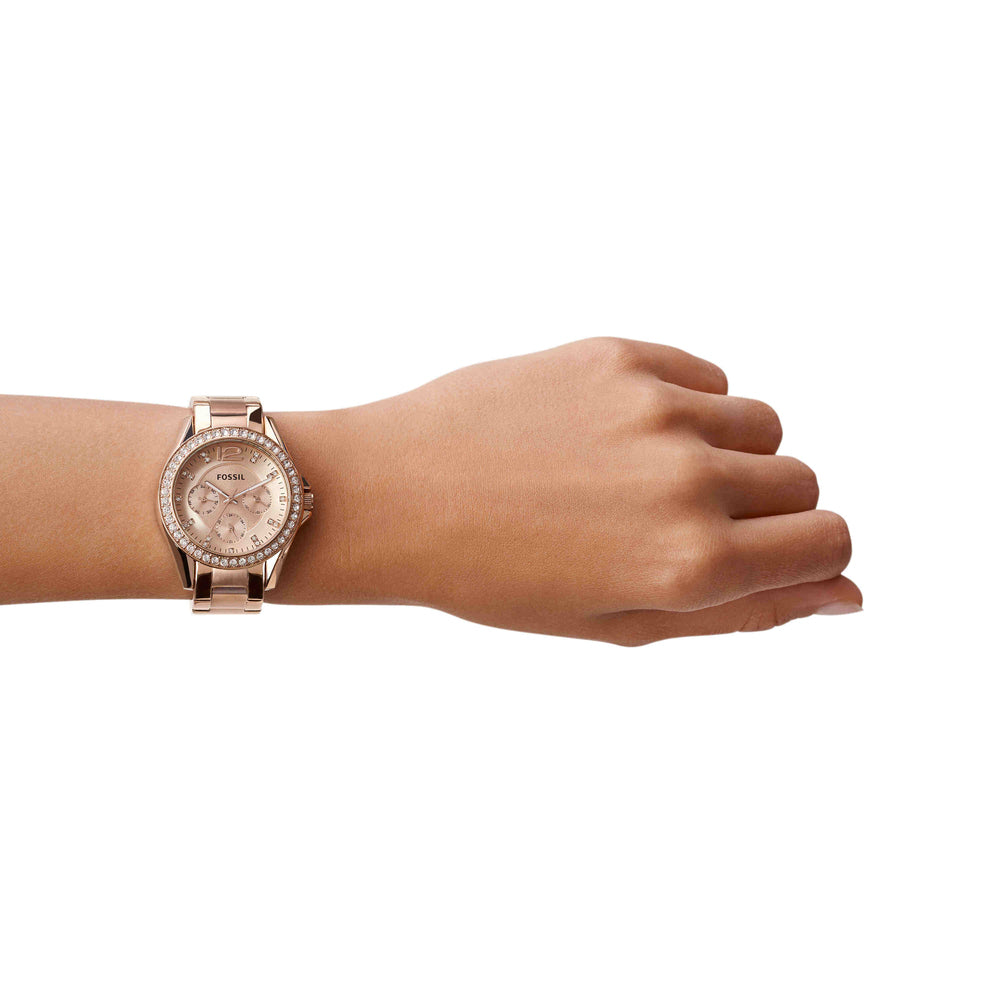 Riley Multifunction Rose Gold-Tone