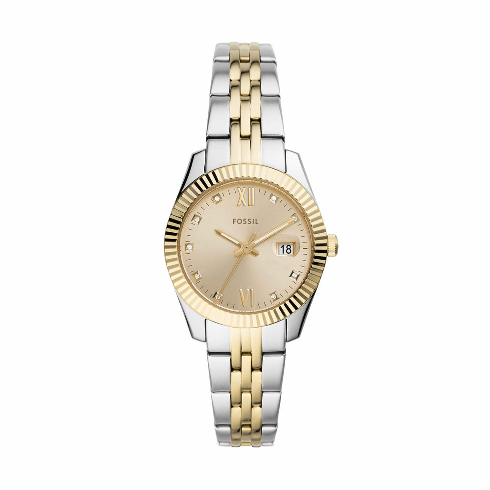 Scarlette Mini Three-Hand Date Two-Tone