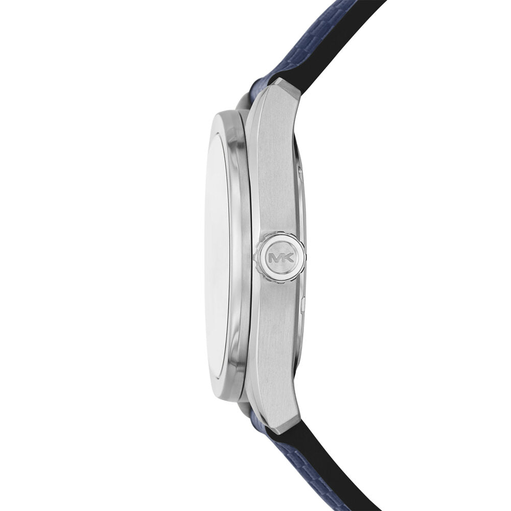 Accelerator 2.0 Three-Hand Date Blue Nylon and Silicone Watch