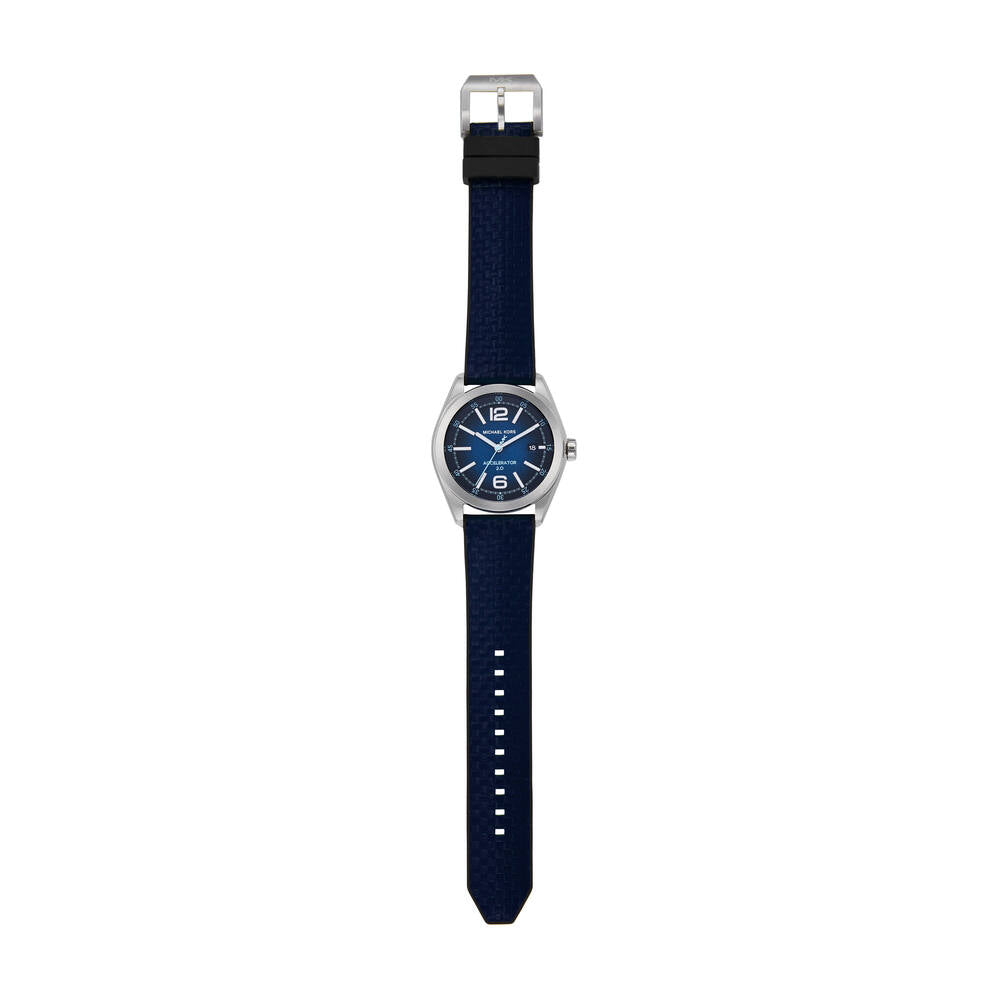 Accelerator 2.0 Three-Hand Date Blue Nylon and Silicone Watch
