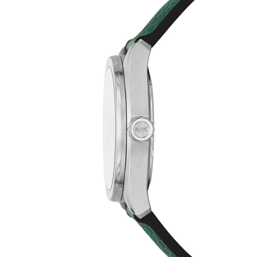 Accelerator 2.0 Three-Hand Date Green Nylon and Silicone Watch