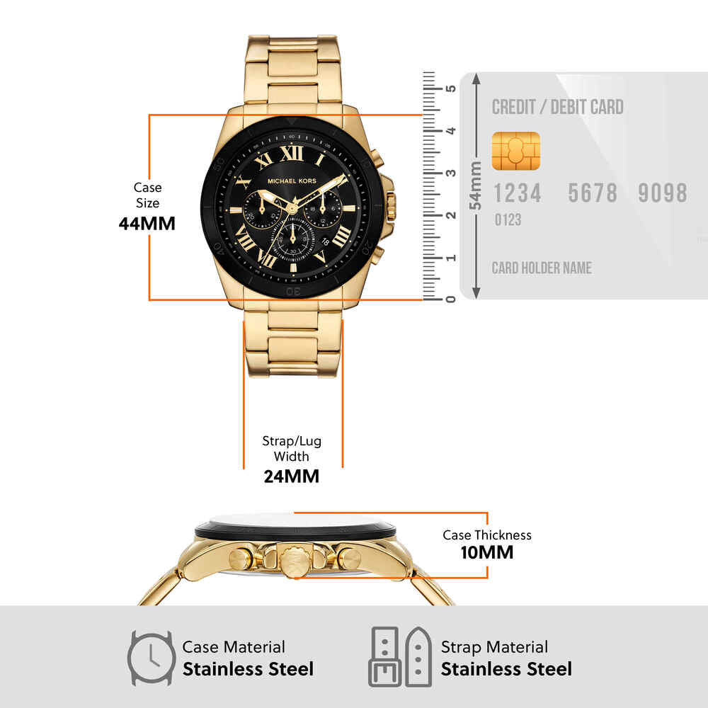 Alek Chronograph Gold-Tone Stainless Steel Watch