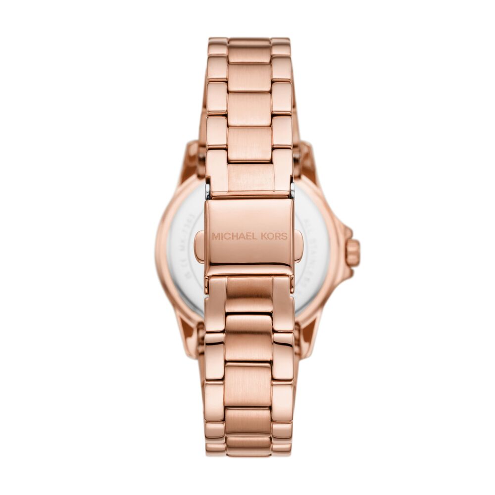 Everest Three-Hand Rose Gold-Tone Stainless Steel Watch