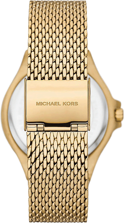 Lennox Three-Hand Gold-Tone Stainless Steel Mesh Watch