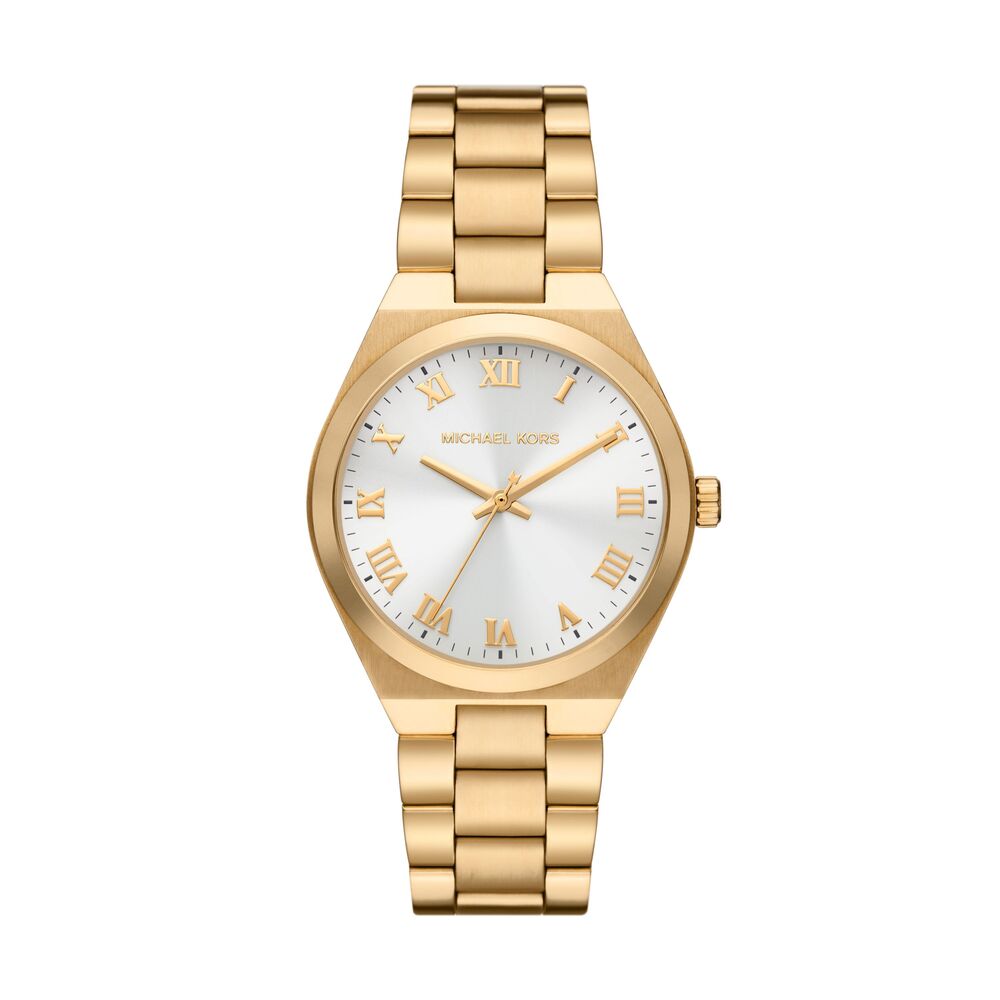 Lennox Three-Hand Gold-Tone Stainless Steel Watch