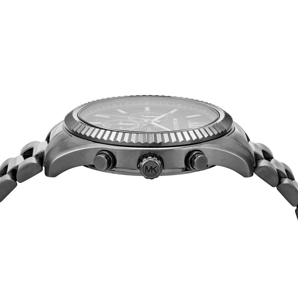 Lexington Chronograph Black Stainless Steel Watch