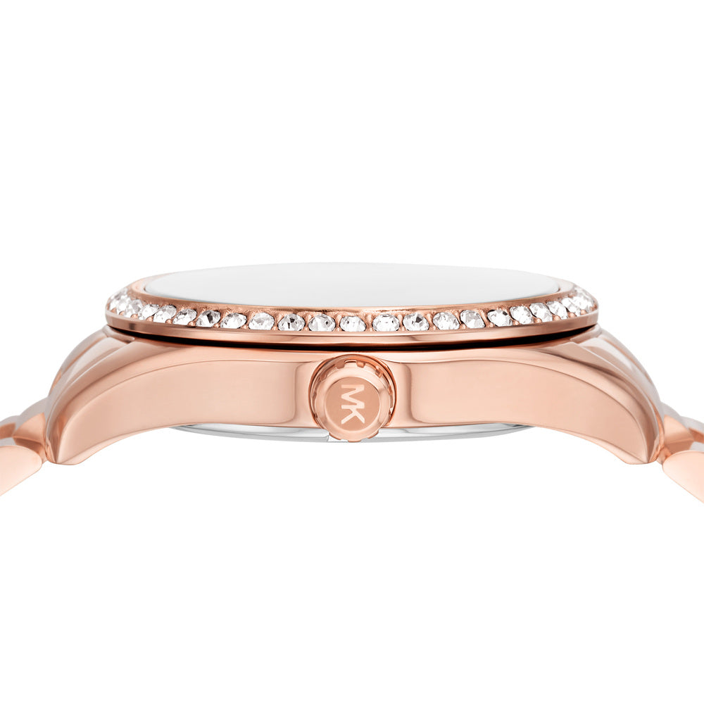 Lexington Three-Hand Rose Gold-Tone Stainless Steel Watch