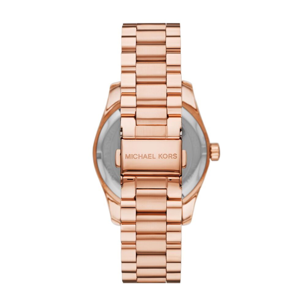 Lexington Three-Hand Rose Gold-Tone Stainless Steel Watch