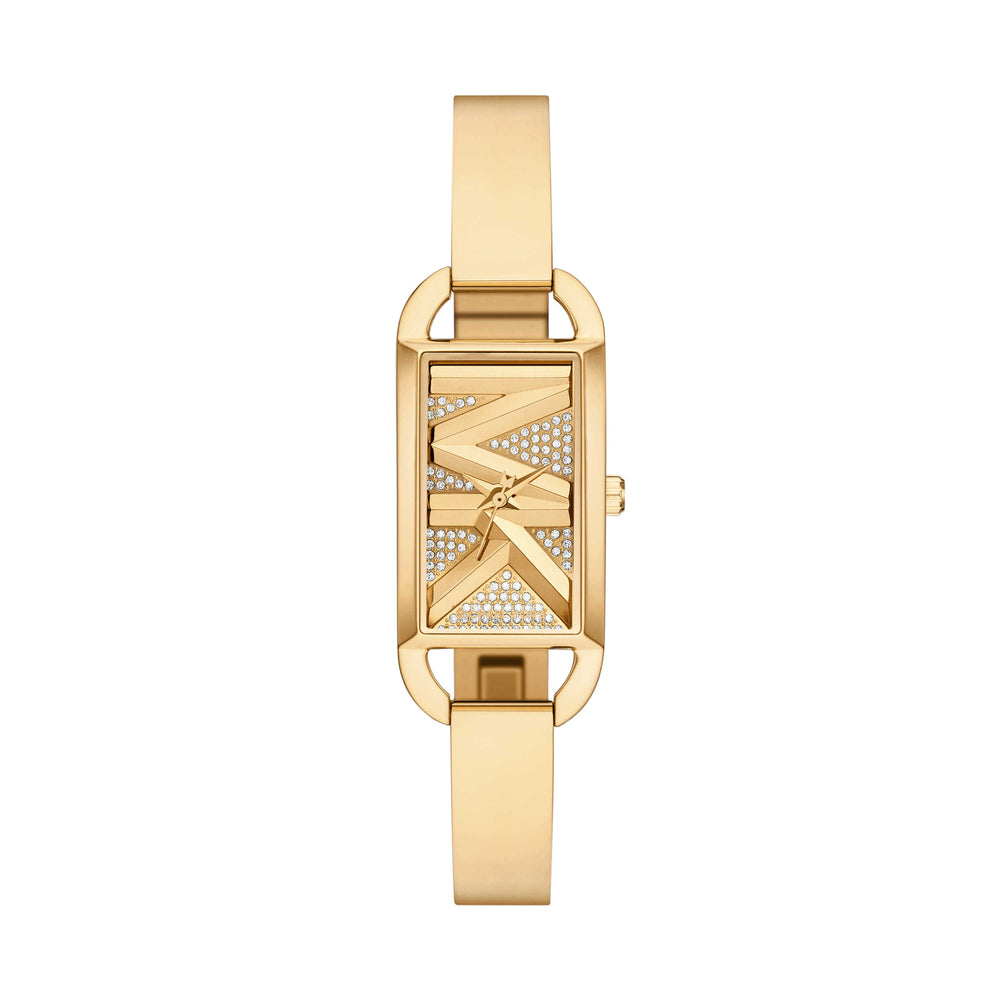 MK Empire Three-Hand Gold-Tone Stainless Steel Watch