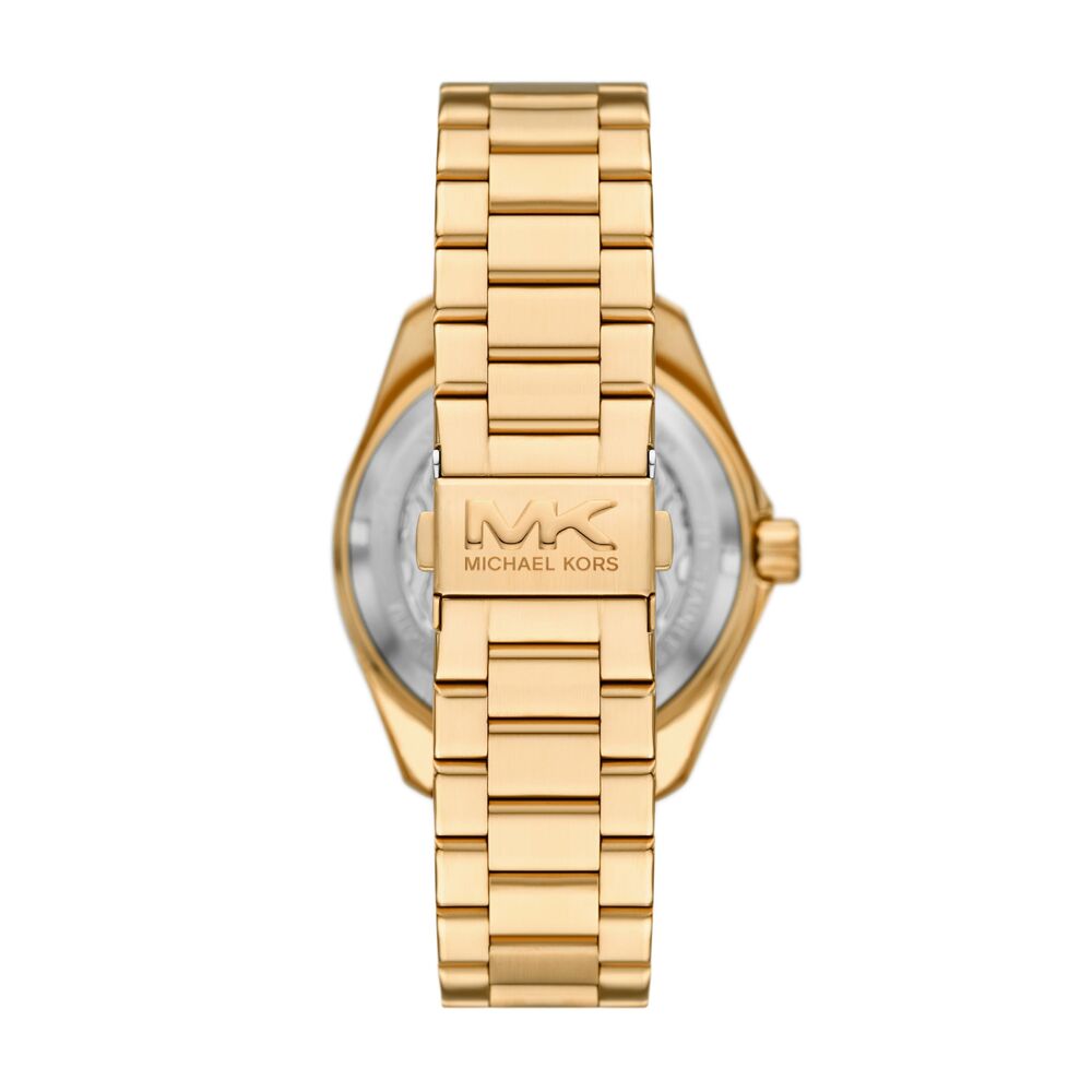 Maritime Three-Hand Date Gold-Tone Stainless Steel Watch