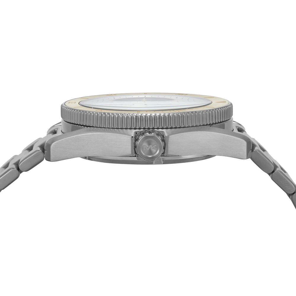 Maritime Three-Hand Date Stainless Steel Watch