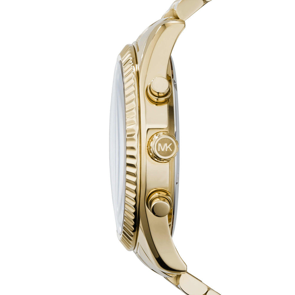 Men's Gold-Tone Black Dial Lexington Watch