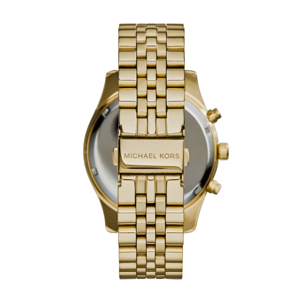Men's Gold-Tone Black Dial Lexington Watch