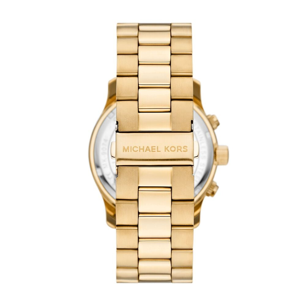 Runway Chronograph Gold-Tone Stainless Steel Watch