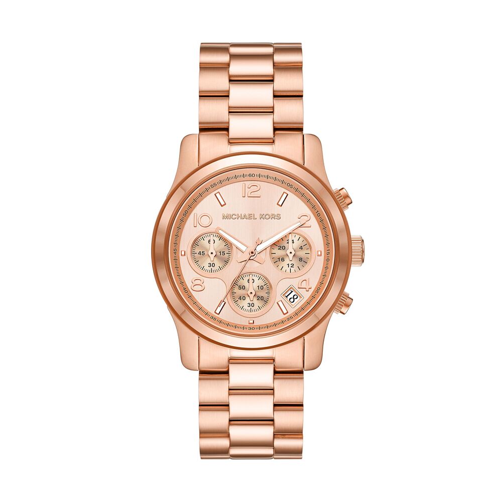 Runway Chronograph Rose Gold-Tone Stainless Steel Watch