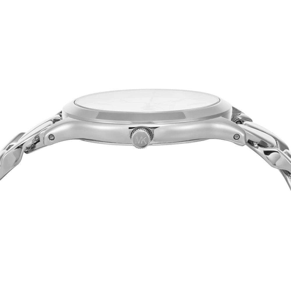 Runway Three-Hand Stainless Steel Watch