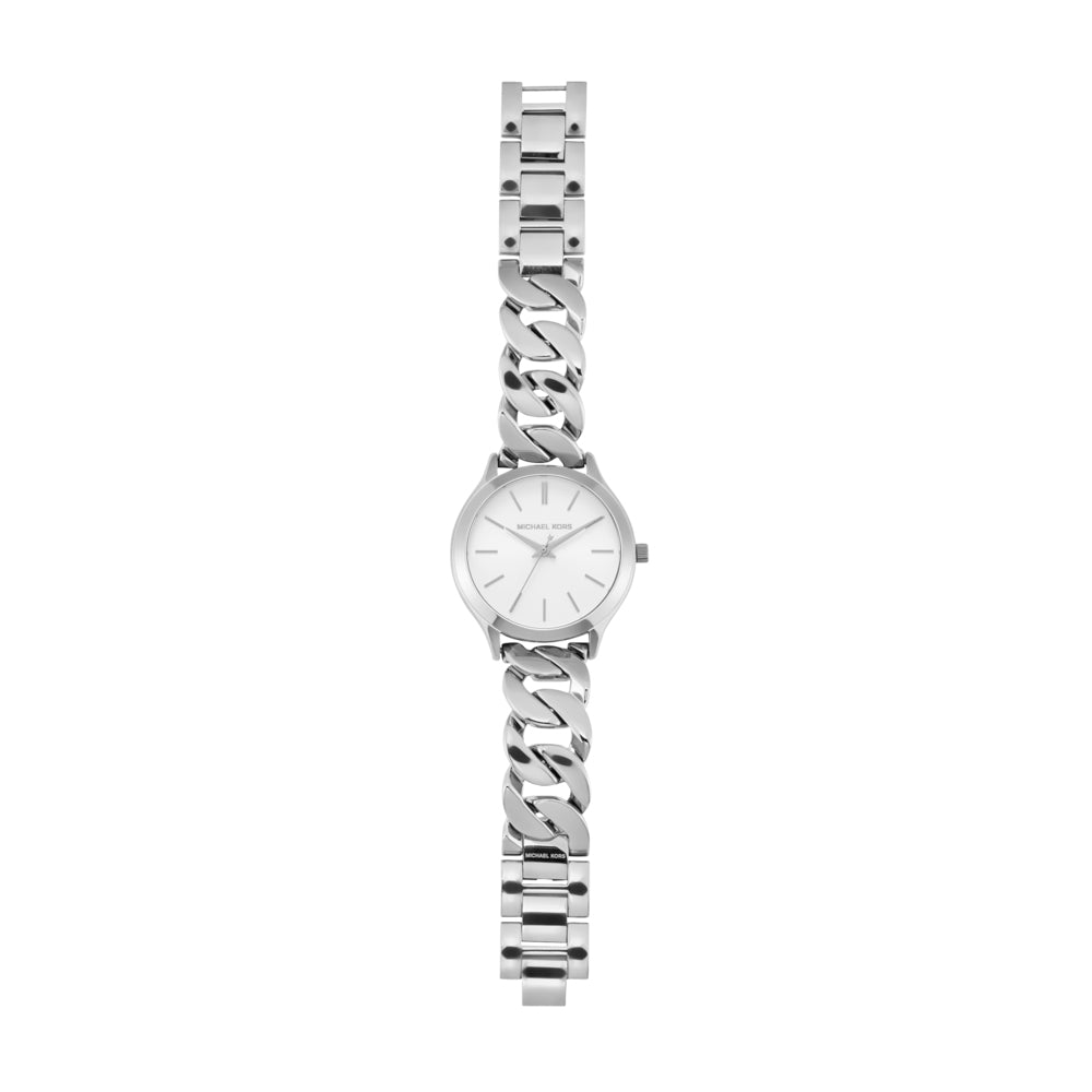 Runway Three-Hand Stainless Steel Watch