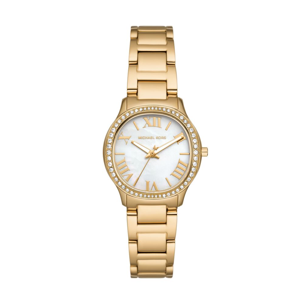 Sage Three-Hand Gold-Tone Stainless Steel Watch