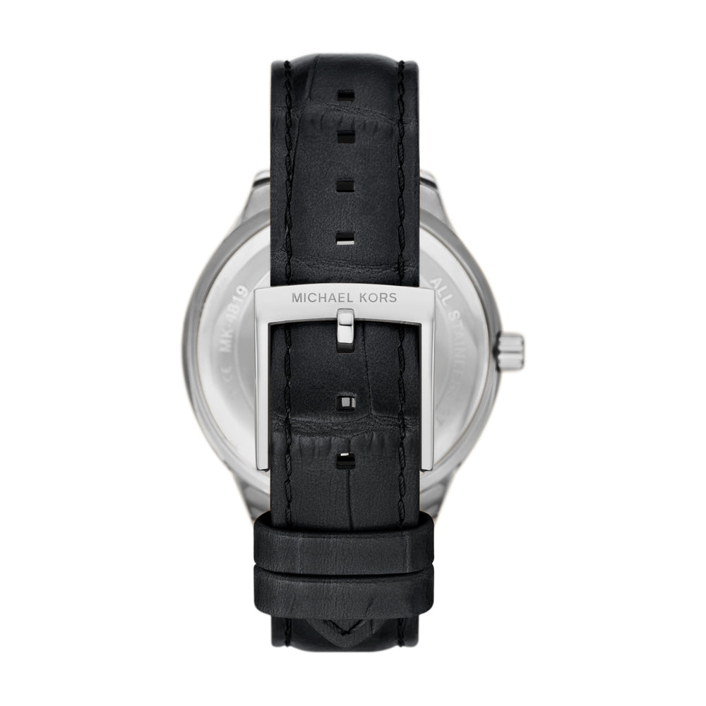 Sage Women Mother Of Pearl Leather Watch