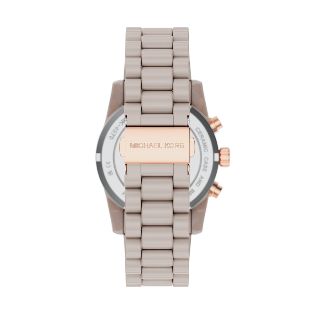 Women's Lexington Chronograph Nude Ceramic Watch