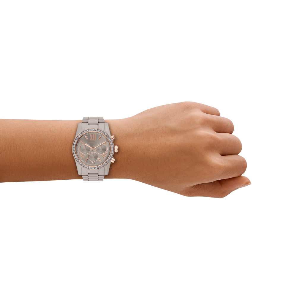 Women's Lexington Chronograph Nude Ceramic Watch