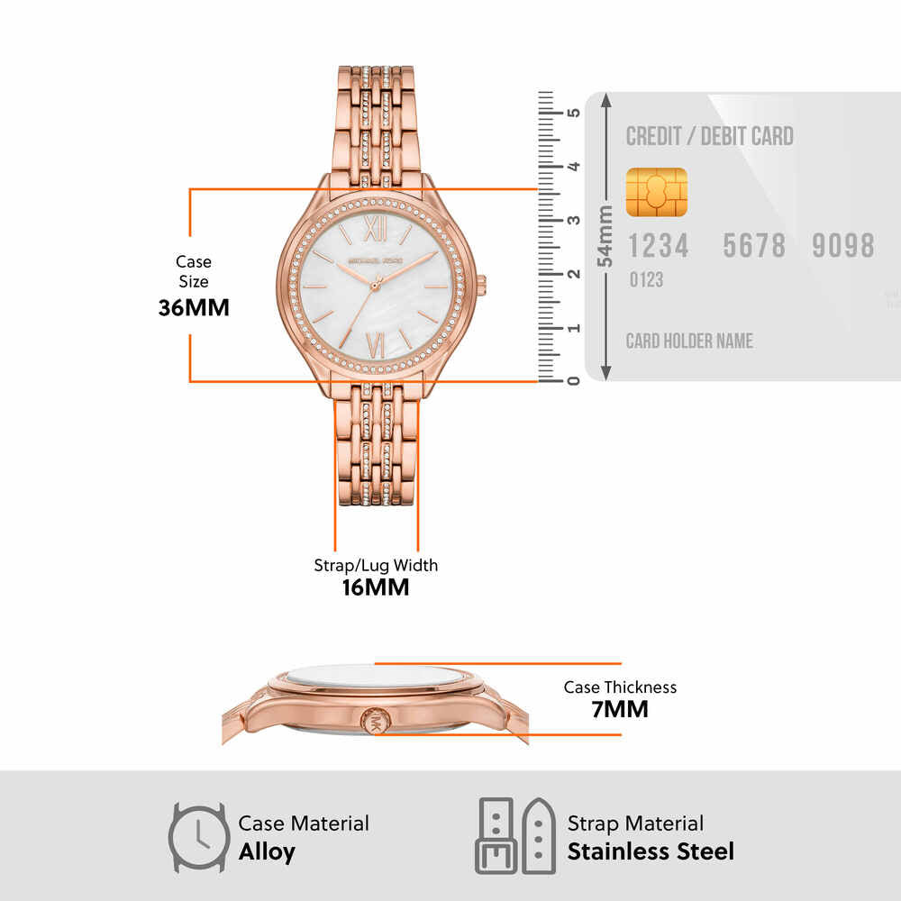 Women's Mindy Three-Hand Rose Gold-Tone Stainless Steel Watch