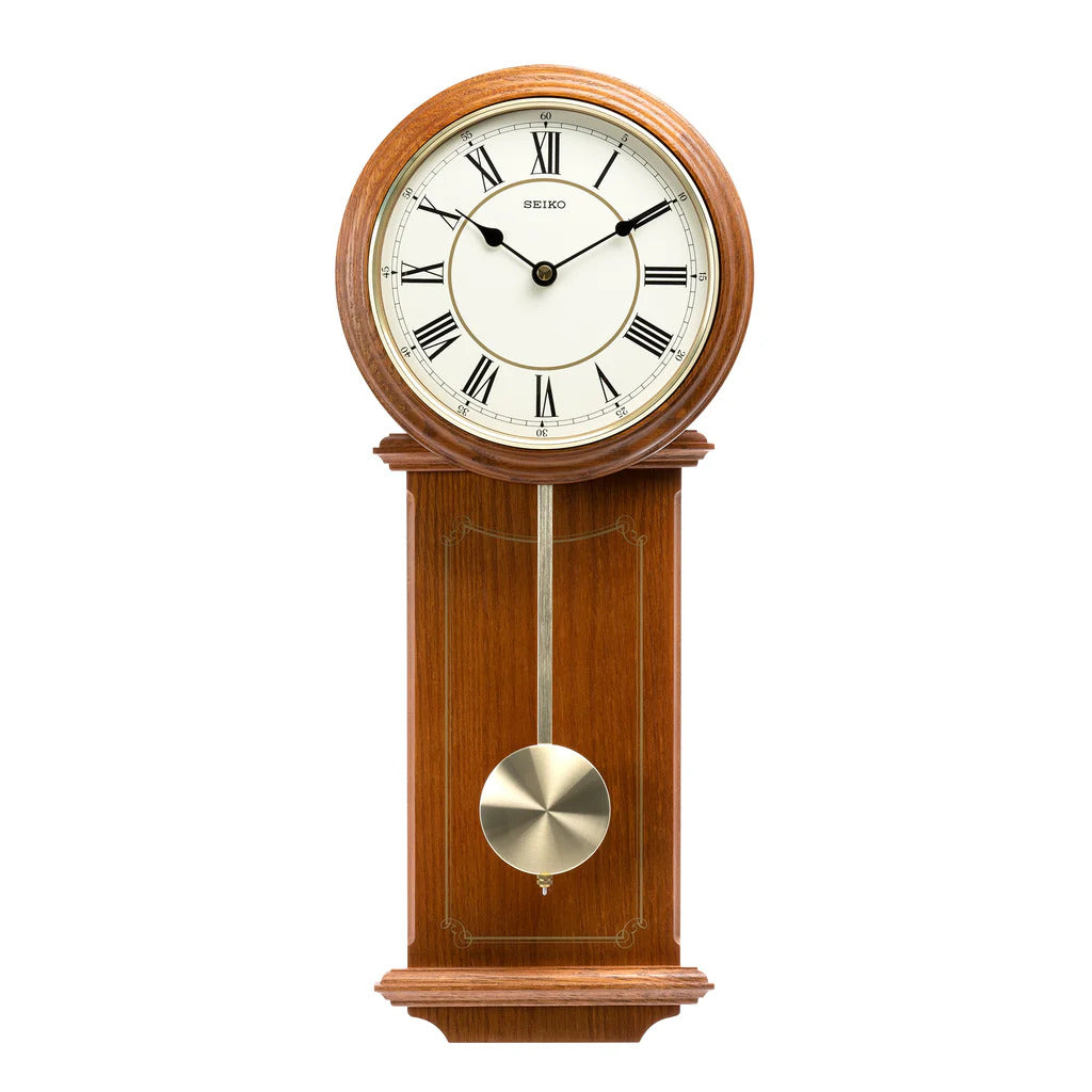 Oak Wood Pendulum Clock