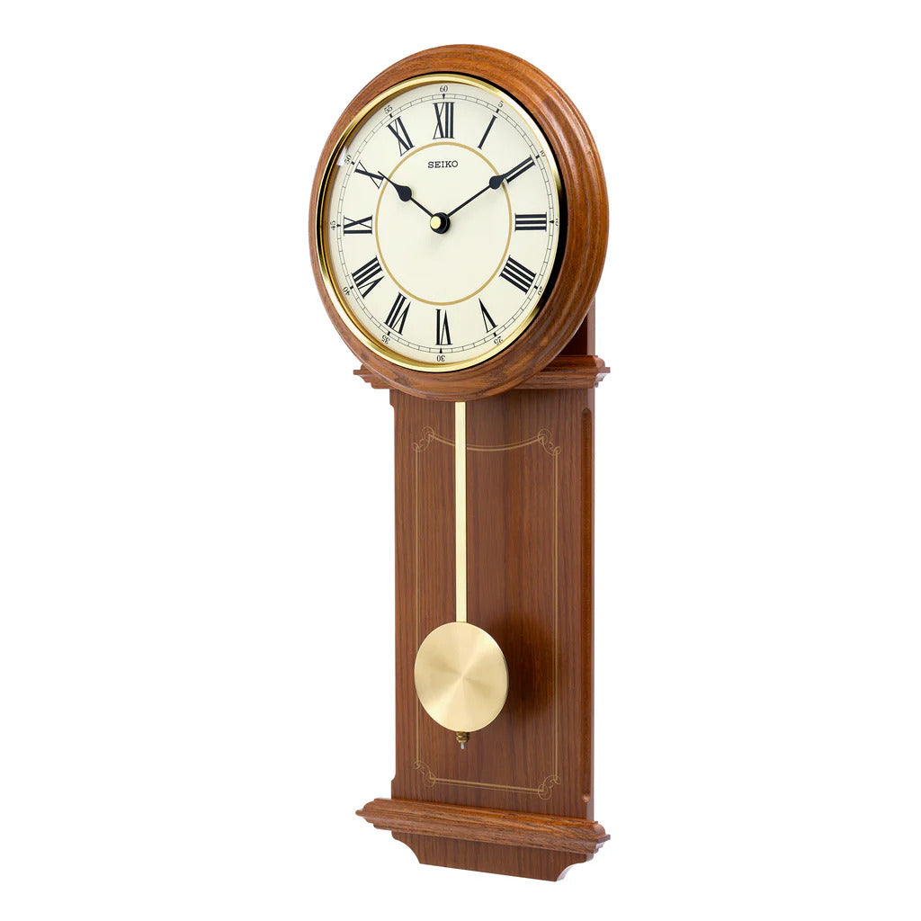 Oak Wood Pendulum Clock