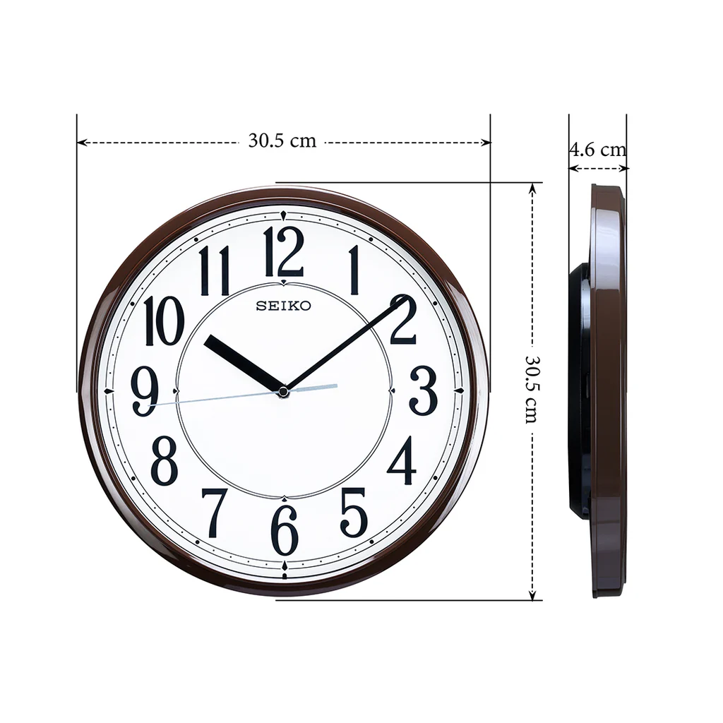 Brown Dial Clock