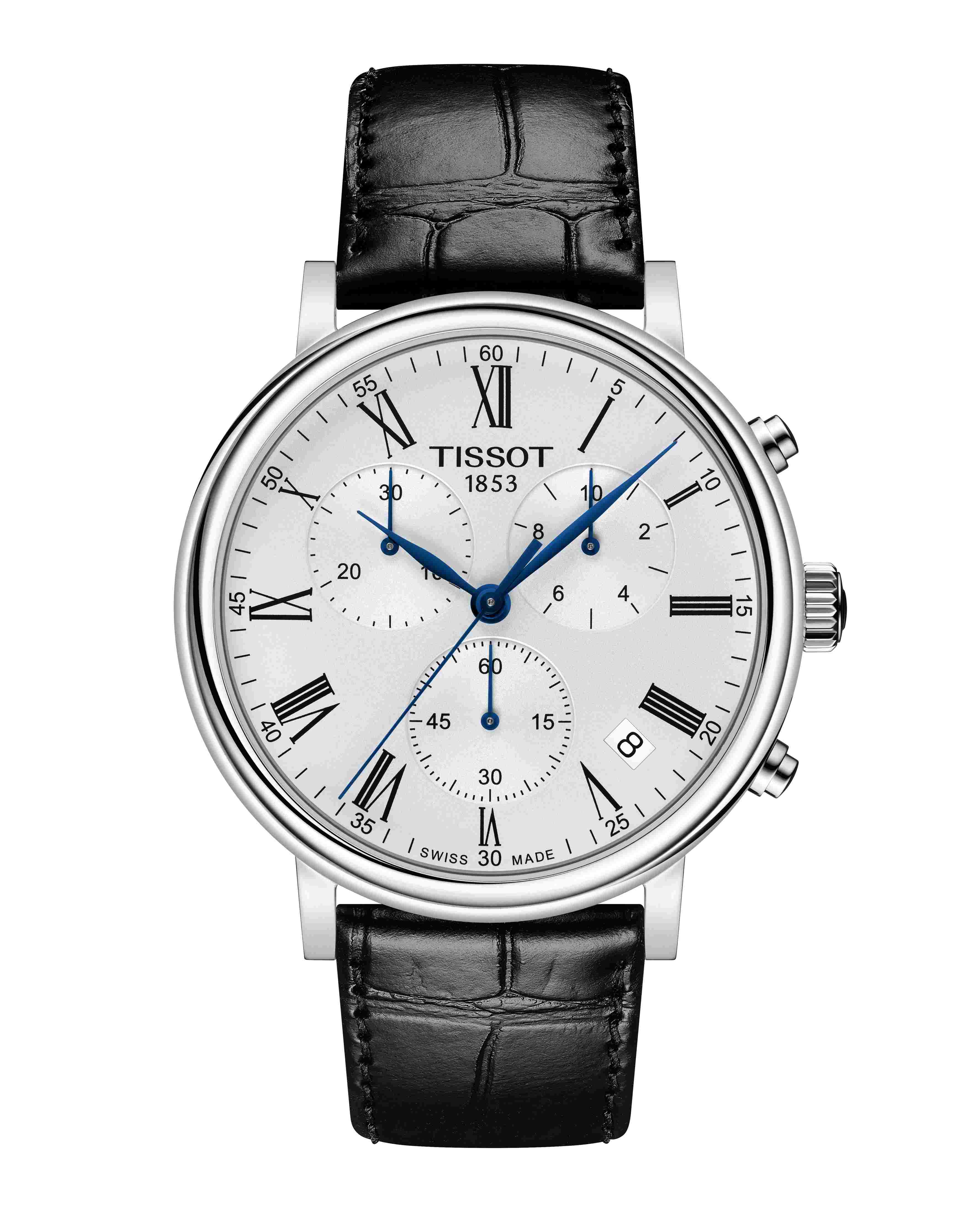 tissot carson premium quartz chronograph t122.417.16.033.00