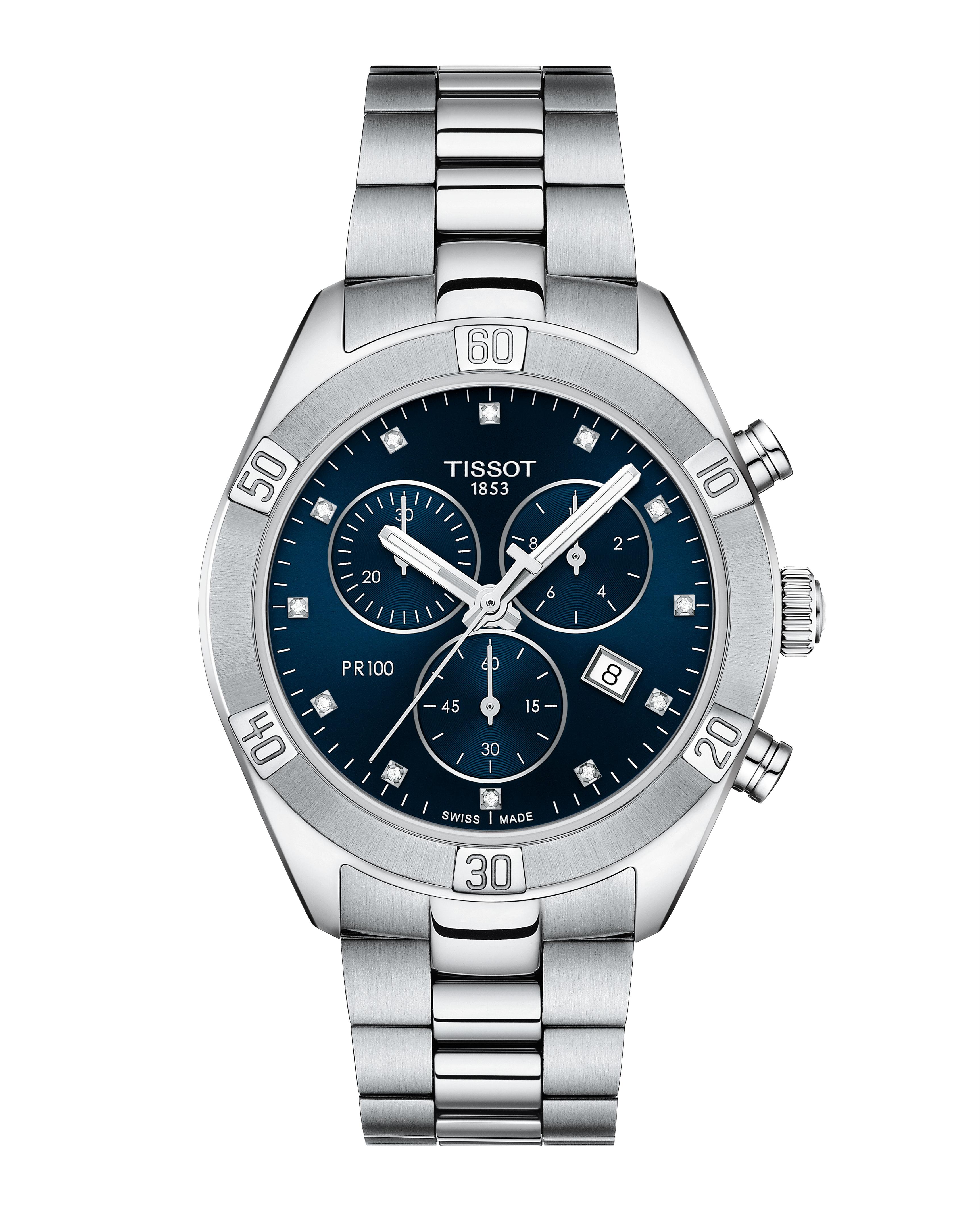 tissot pr 100 sport chic quartz chronograph lady t101.917.11.046.00