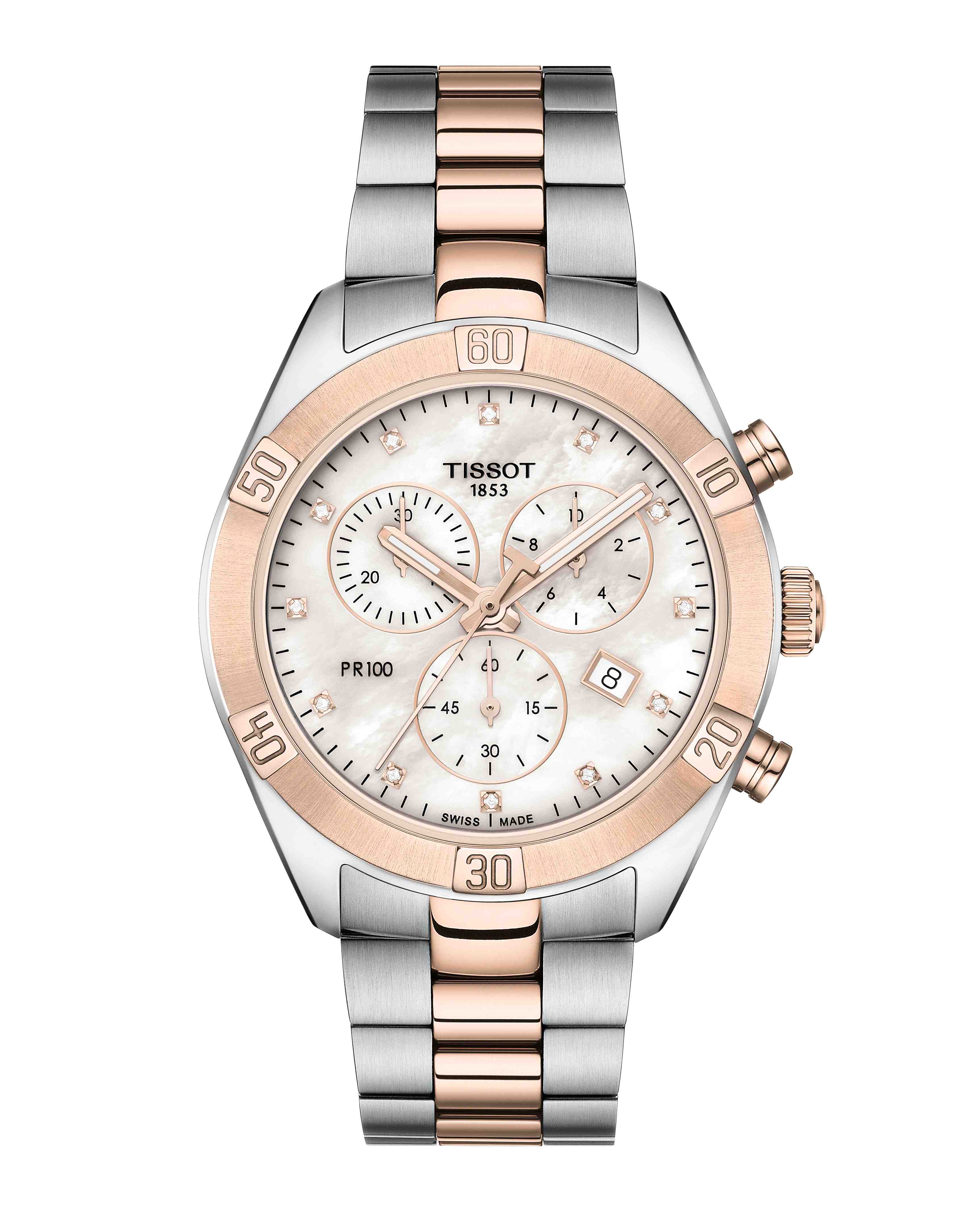 tissot pr 100 sport chic quartz chronograph lady t101.917.22.116.00