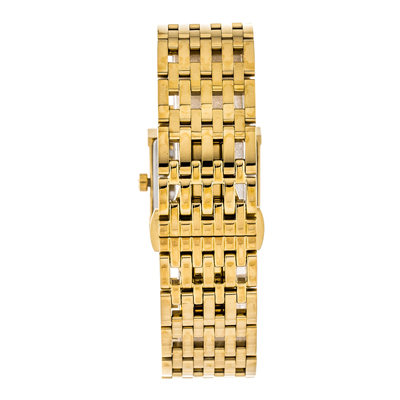T-TREND SIX-T WHITE PEARL DIAL GOLD PVD 
