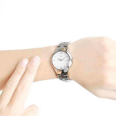 T-Trend Silver Dial Stainless Steel Ladies Watch