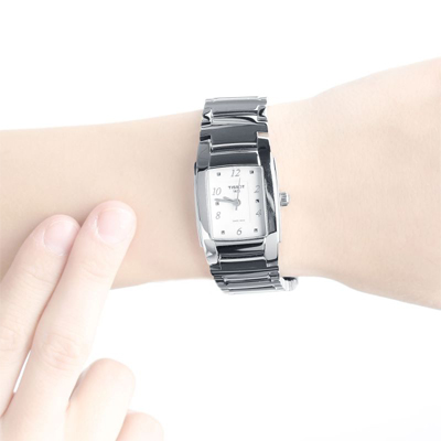 T-10 Polished Stainless Steel Ladies Watch